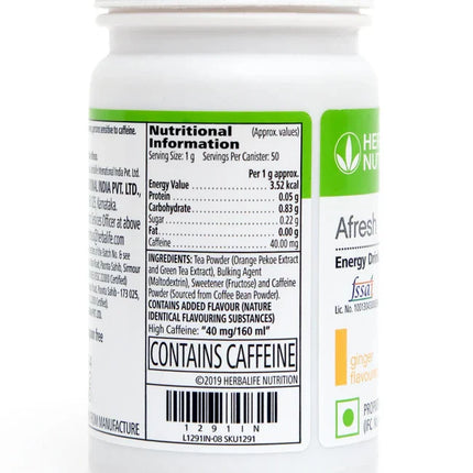 HERBALIFE AFRESH PEACH DRINK MIX (50G)