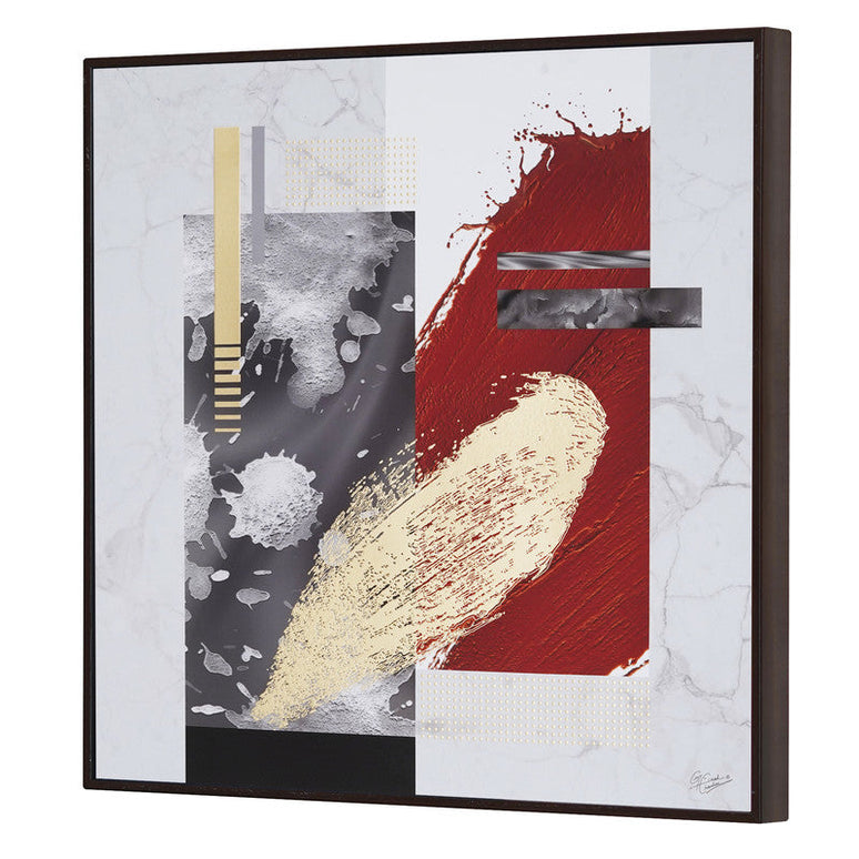 Tehzeeb Creations Golden Embossed Wall Painting