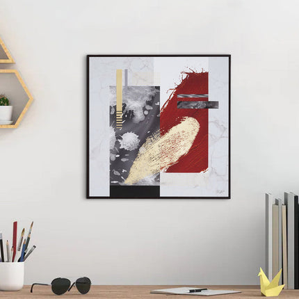 Tehzeeb Creations Golden Embossed Wall Painting