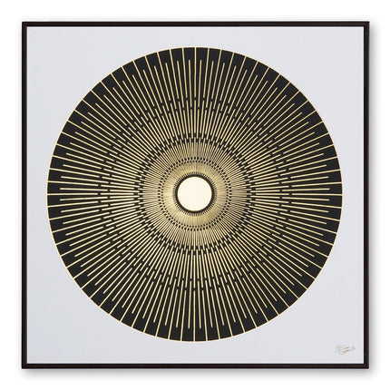 Tehzeeb Creations Golden Embossed Wall Painting