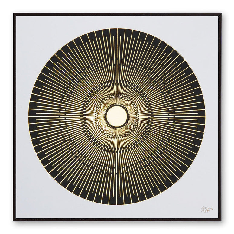 Tehzeeb Creations Golden Embossed Wall Painting