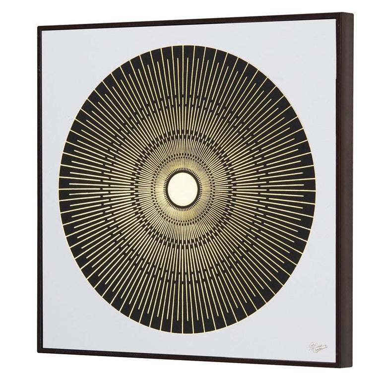 Tehzeeb Creations Golden Embossed Wall Painting