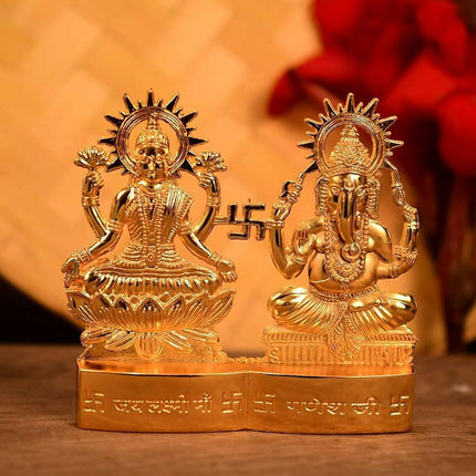 Collectible India Lakshmi Ganesha Murti Idol Set