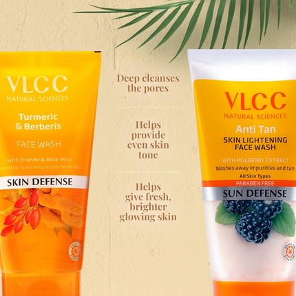 VLCC Turmeric & Berberis Face Wash + Anti Tan Face Wash