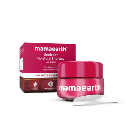 Mamaearth Beetroot Moisture Therapy Lip Balm with Beetroot & Hyaluronic Acid For Dry & Chapped Lips