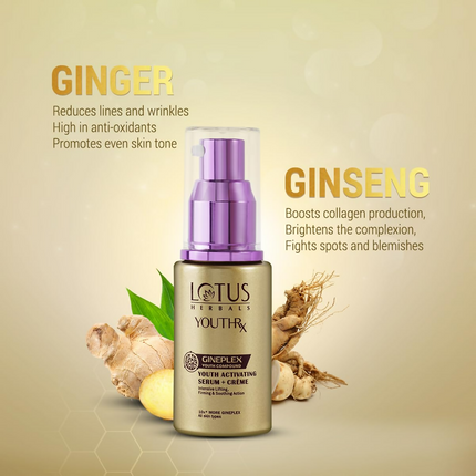 Lotus Herbals YouthRx Youth Activating Serum + Creme