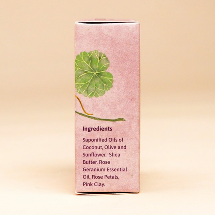 Isha Life Soothe. Rose Geranium With Coconut Oil Handcrafted Soap