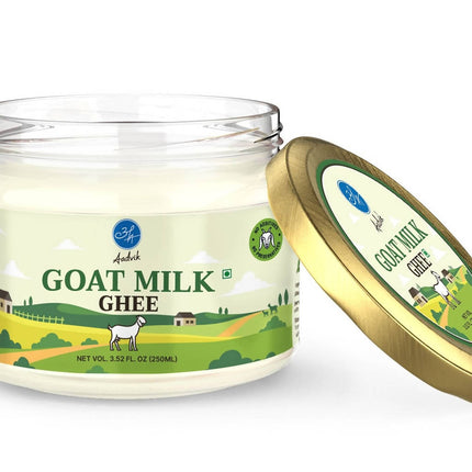 Aadvik Goat Milk Ghee | Made From Grass Fed Goats Milk | Natural & Pure Ghee
