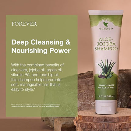 FOREVER ALOE JOJOBA SHAMPOO + JOJOBA CONDITIONER (296 ML EACH)