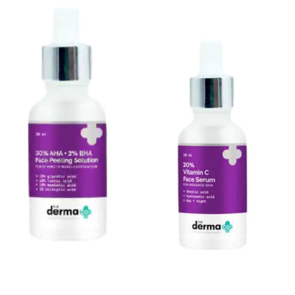The Derma Co Exfoliate and Glow Combo