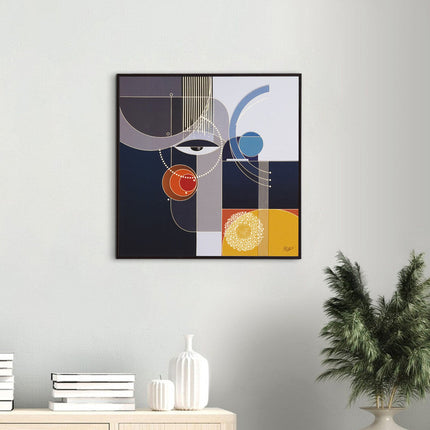 Tehzeeb Creations Golden Embossed Wall Painting