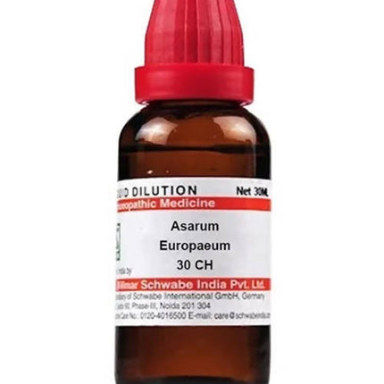 Dr. Willmar Schwabe India Asarum Europaeum Dilution