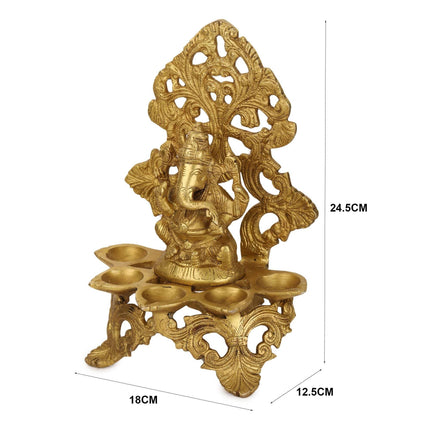 Devlok Panchdeep Ganpati Idol