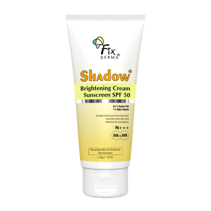 Fixderma Shadow Brightening Cream Sunscreen SPF50 PA+++ UVA/UVB