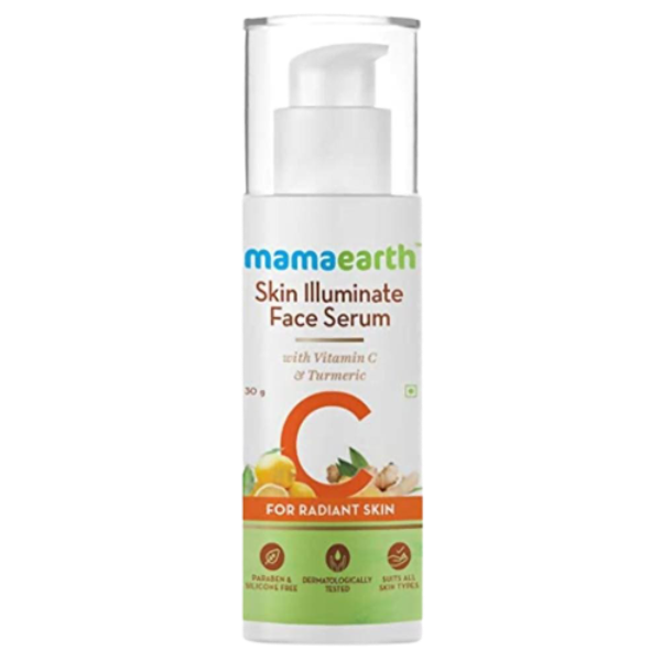 Mamaearth Skin Illuminate Face Serum With Vitamin C & Turmeric For Radiant Skin