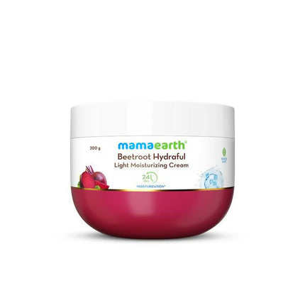 Mamaearth Beetroot Hydraful Light Moisturizing Cream with Beetroot & Hyaluronic Acid For Hydrated Pink Glow