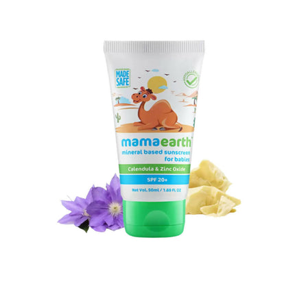 Mamaearth Mineral Based Sunscreen Baby Cream For Protects from UV Rays & Deeply Nourishing & Soothing