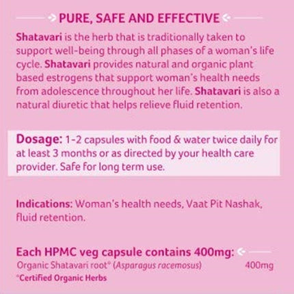 Organic India Shatavari Capsules