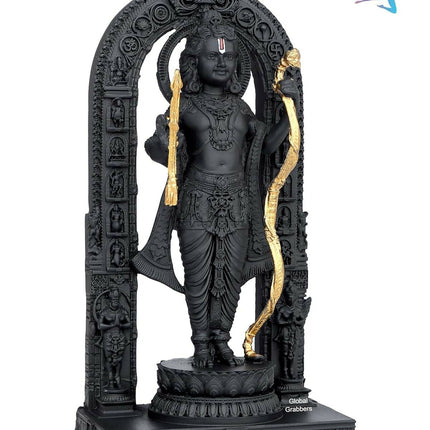 Global Grabbers Polyresin 3D Ram Lalla Ayodhya Idol