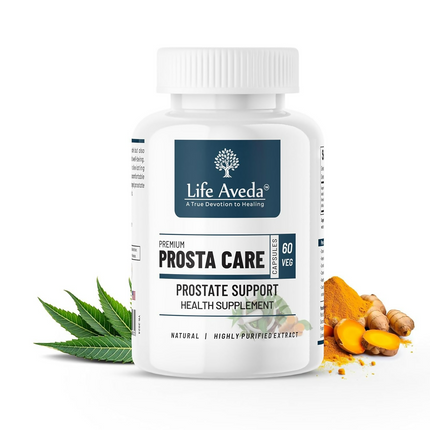 Life Aveda 100% Natural Ayurvedic Premium Prosta Care Capsule For Men's
