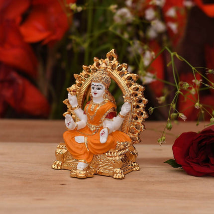 Collectible India Ceramic Lakshmi Idol
