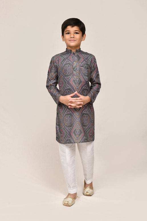 Joban Fashion Linen Cotton red Kurta With Straight Fit Pant