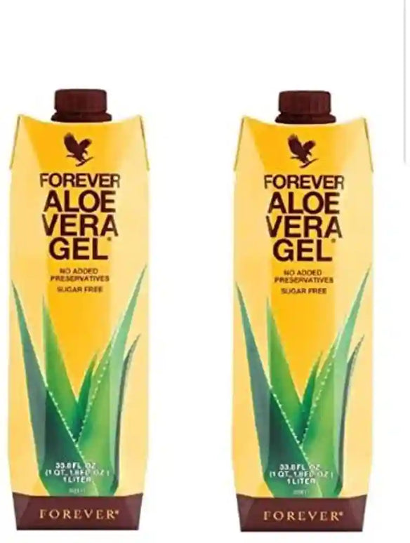 FOREVER ALOE VERA GEL (1 LTR) - PACK OF 2