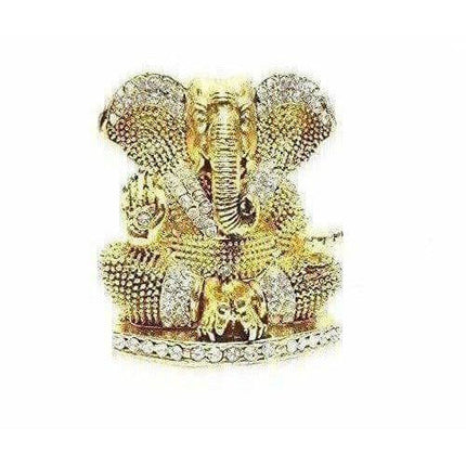Diamond Stone Studded Ganesh Idol