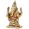 Estele Gold-Polished Antique Divine Ganesh Idol