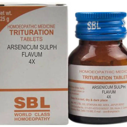 SBL Homeopathy Arsenicum Sulph Flavum Trituration Tablets