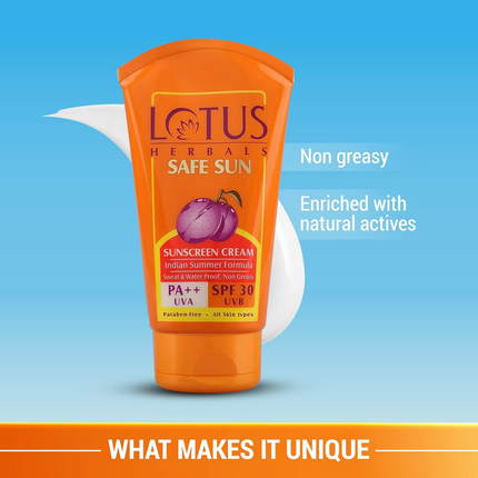 Lotus Herbals Safe Sun Sunblock Spf 30 Pa++