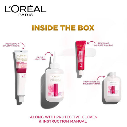 L'Oreal Paris Excellence Creme Hair Color - 6.13 Golden Brown