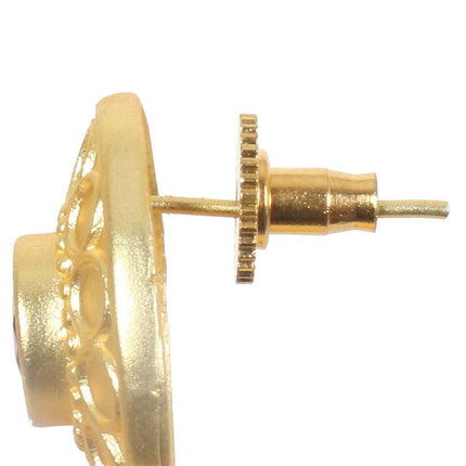 Joban Fashion Women Matte Gold Brass Jhumka