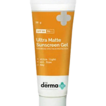 The Derma Co Ultra Matte Sunscreen Gel for Broad Spectrum Protection