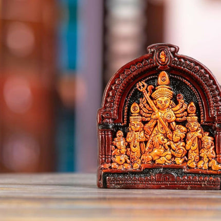 Haus Fabula Handcrafted Terracotta Goddess Durga Idol