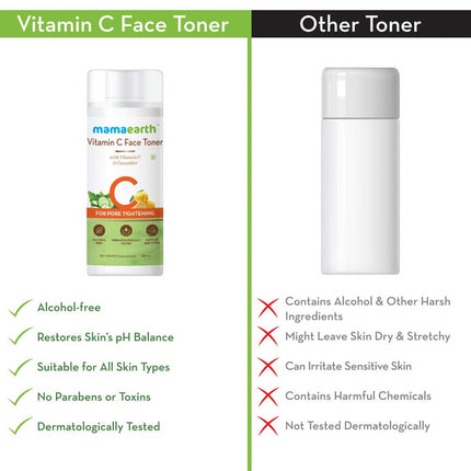 Mamaearth Vitamin C Face Toner And Face Wash