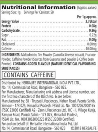 HERBALIFE AFRESH CINNAMON DRINK MIX (50G)
