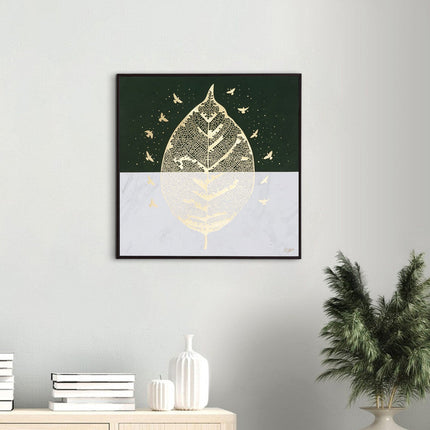 Tehzeeb Creations Golden Embossed Wall Painting