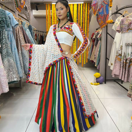 Aastha Fashion Multi Lining Maslin Heavy Digital Print Semi Stitched Wedding Wear Lehenga Choli