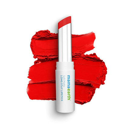 Mamaearth Soft Matte Long Stay Lipstick - Red Dahlia - Limited Time Offer