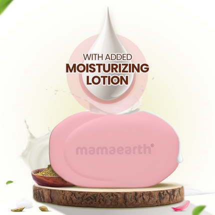 Mamaearth Multani Mitti Moisturizing Lotion Soap (Buy 3 Get 1 Free) - Limited Time Offer