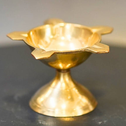 Brass Star Diya