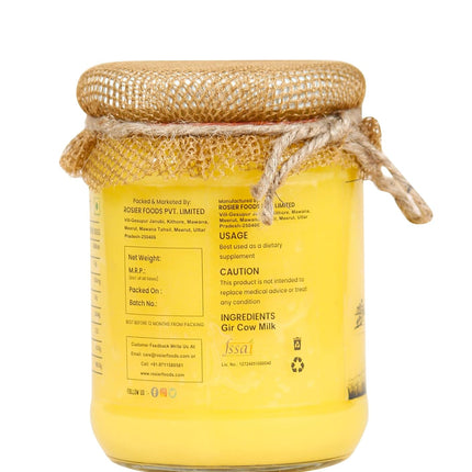 Rosier A2 Gir Cow Bilona Ghee | Traditional Bilona Method A2 Cow Ghee