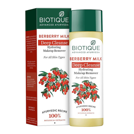 Biotique Berberry Milk Deep Cleanse Hydrating Makeup Remover For All Skin Types