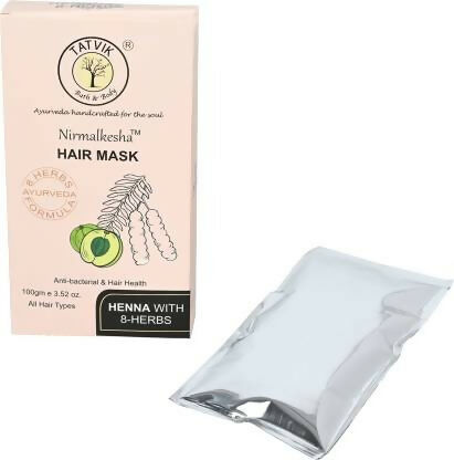 Tatvik Ayurveda Nirmalkesha Hair Mask (Henna With 8 Herbs)