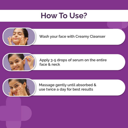 The Derma Co 5% Niacinamide Daily Face Serum With Alpha Arbutin & Multivitamin for Clear & Spotless Skin