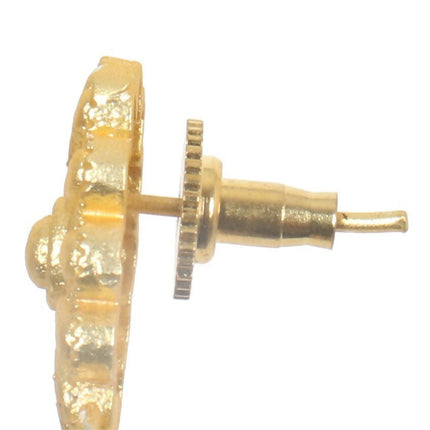 Joban Fashion Women Matte Gold Brass Earrings