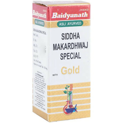 Baidyanath Siddha Makardhwaj Special Tablets With Gold