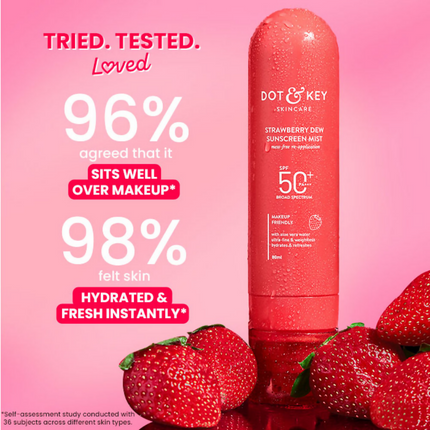 Dot & Key Strawberry Dew Sunscreen Mist SPF 50+
