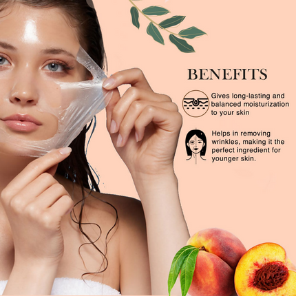 Richfeel Peach Peel Off Mask For Glowing Skin